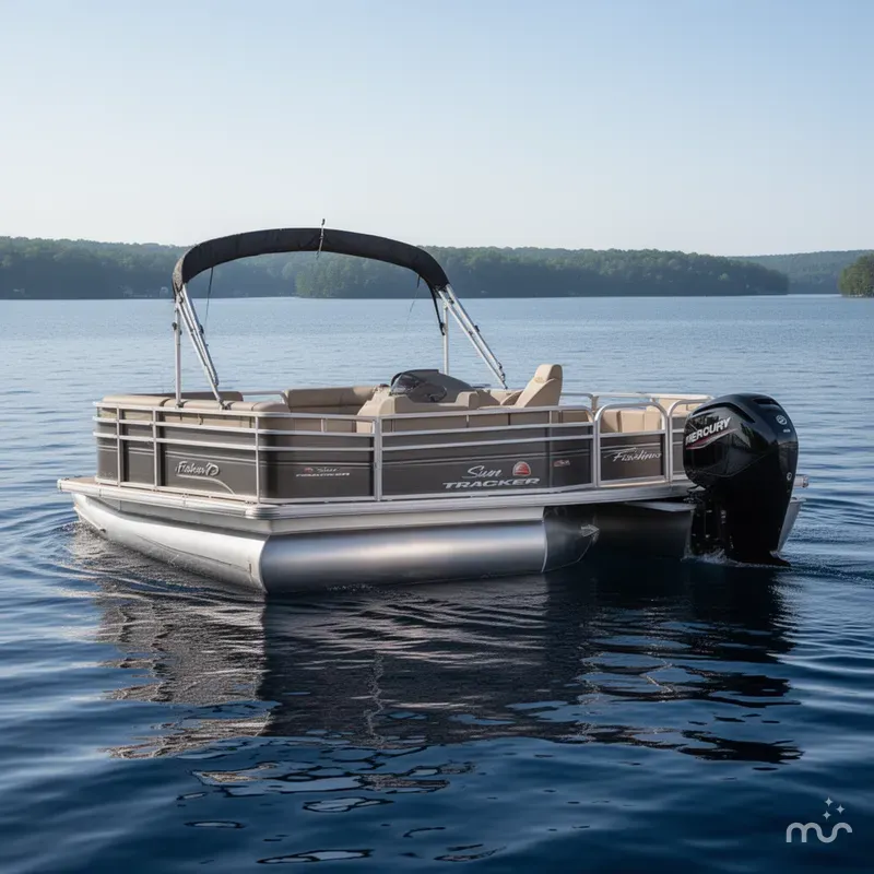 Slide: The Image of Sun Tracker Fishin' Barge 20 DLX 2024 - 1