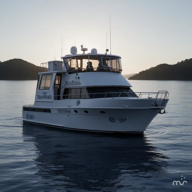 Slide: The Image of TransWorld Cockpit Motoryacht 1991 - 0