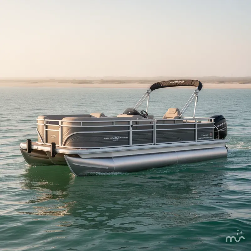 Slide: The Image of Sun Tracker Fishin' Barge 20 DLX 2024 - 0