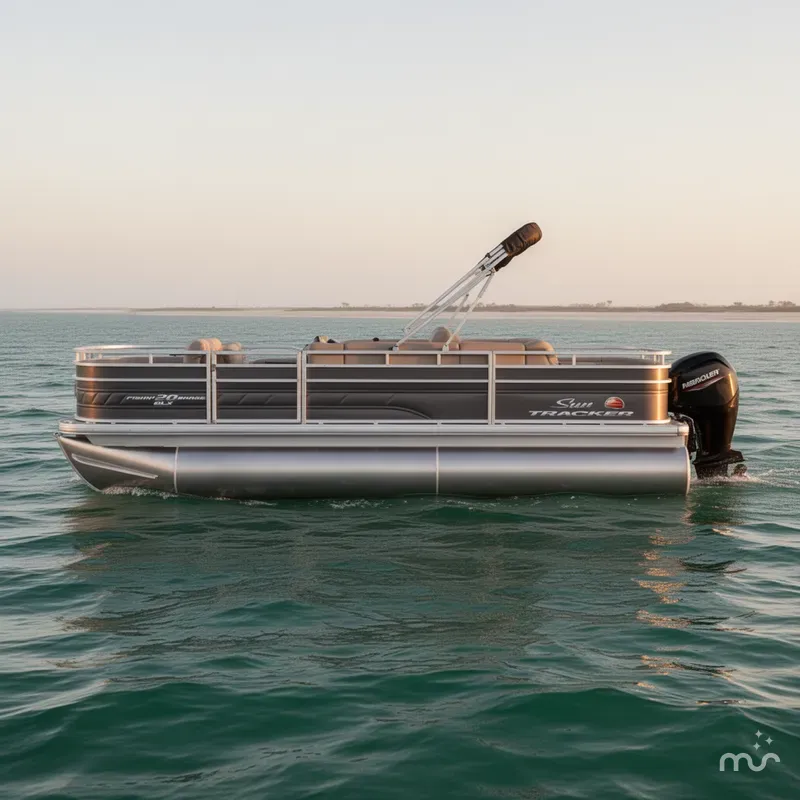 Slide: The Image of Sun Tracker Fishin' Barge 20 DLX 2024 - 1