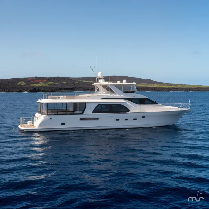 Slide: The Image of Queenship Cockpit Motoryacht 1999 - 2