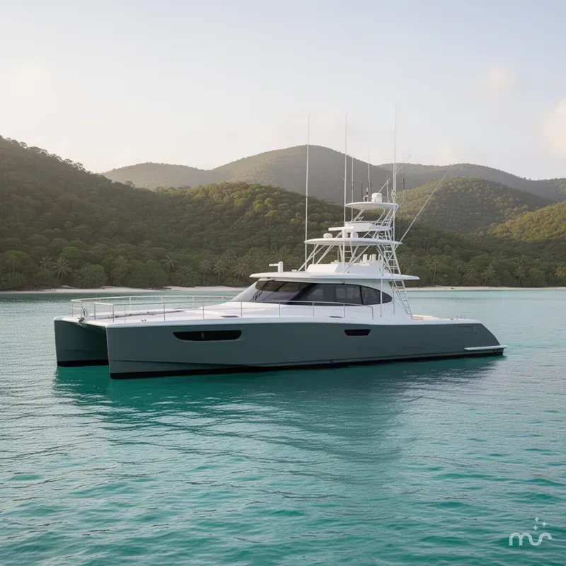 Slide: The Image of Invincible 46 Catamaran 2022 - 2