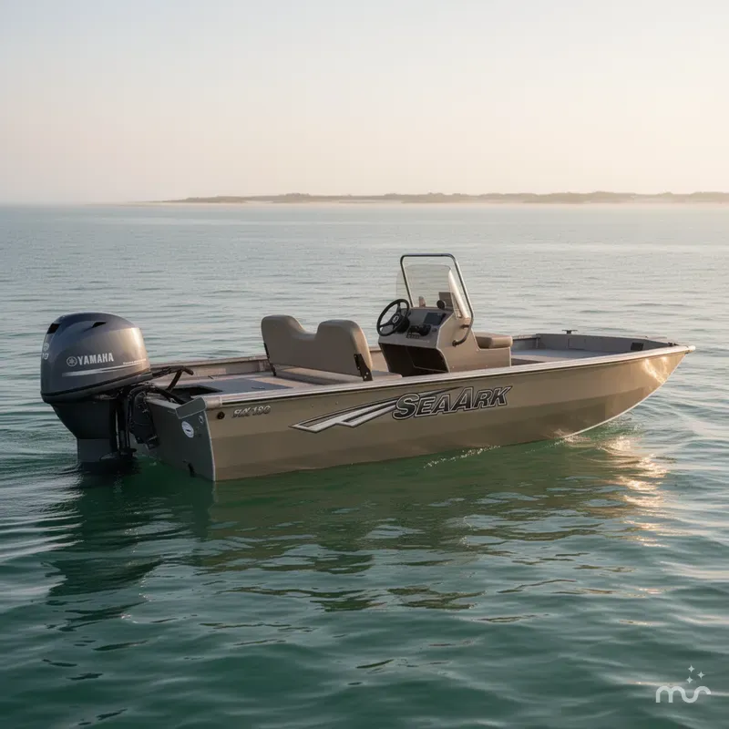 Slide: The Image of SeaArk Shadow 18 Center Console 2025 - 0
