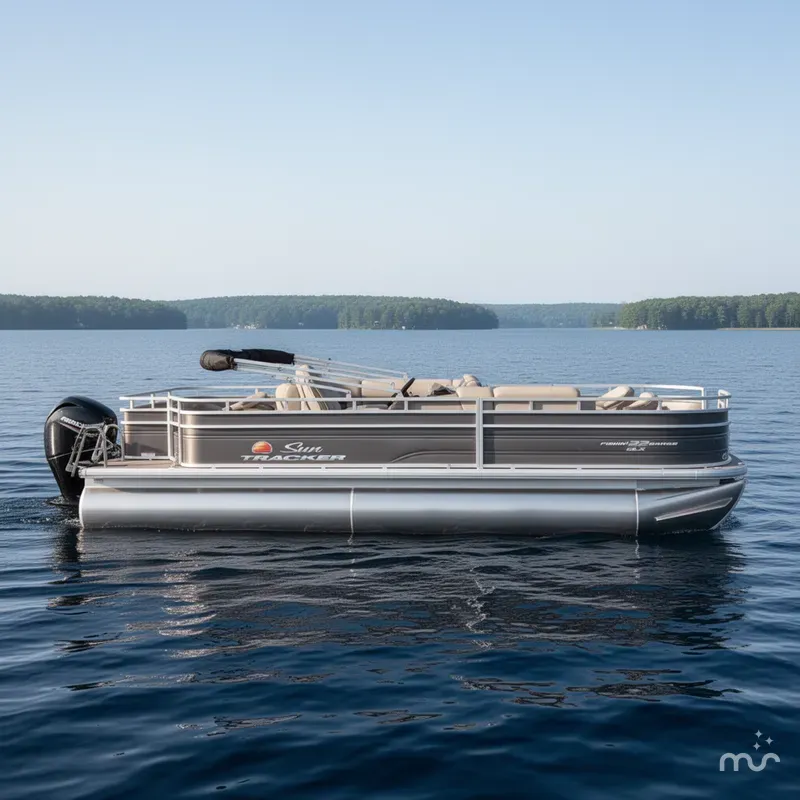 Slide: The Image of Sun Tracker Fishin' Barge 22 DLX 2024 - 0