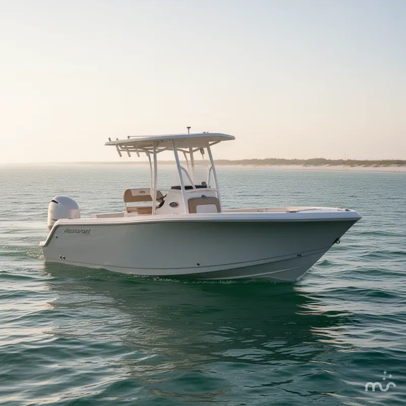 Slide: The Image of Aquasport 2200 Center Console 2024 - 0