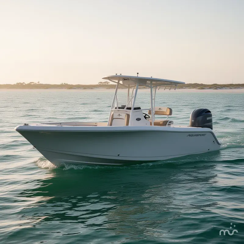 Slide: The Image of Aquasport 2200 Center Console 2024 - 2