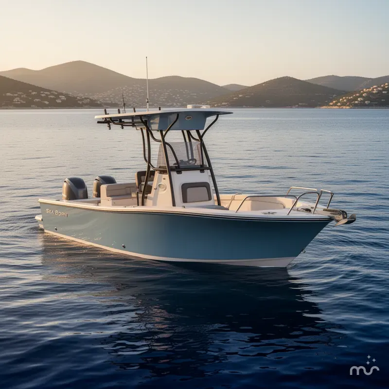 Slide: The Image of Sea Born LX24 Center Console 2024 - 2
