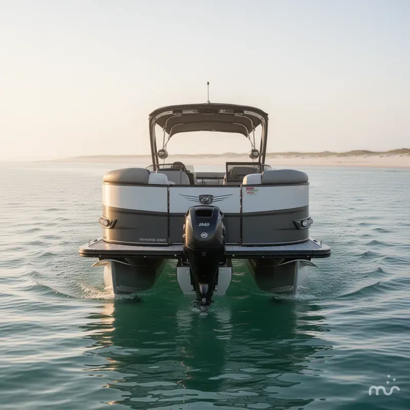 Slide: The Image of Avalon 2585 Avalon Excalibur LTD, Tri Toon, High Performance, Mercury Racing 400R 2023 - 2