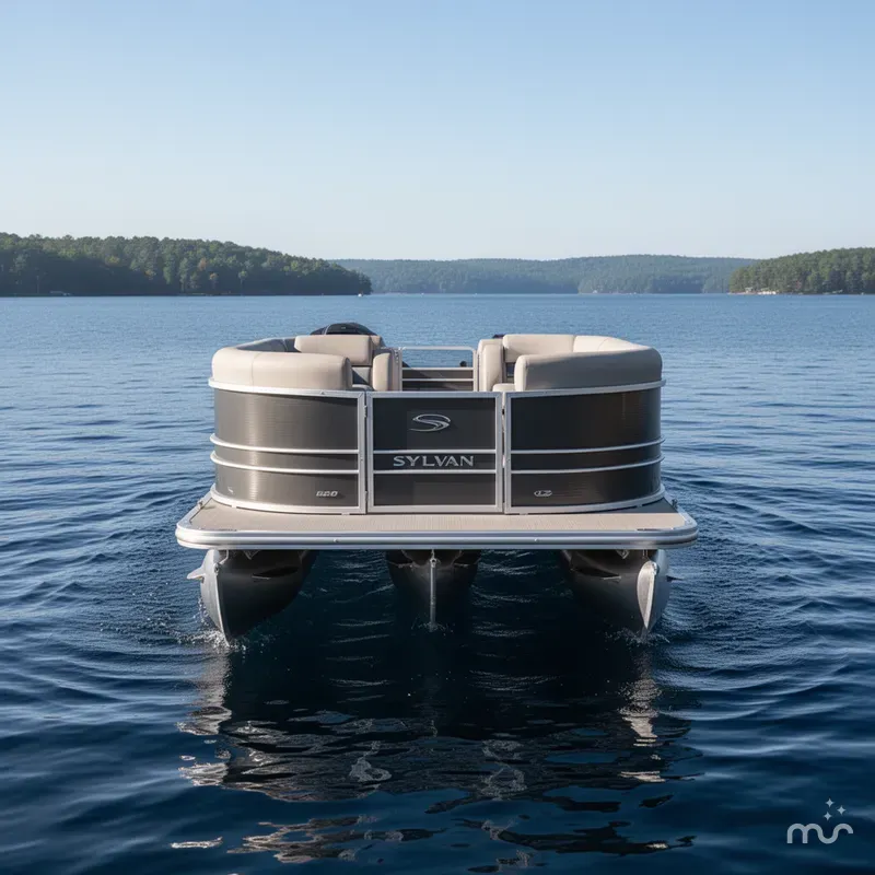 Slide: The Image of Sylvan 820 LZ Quad Lounge Pontoon 2020 - 1