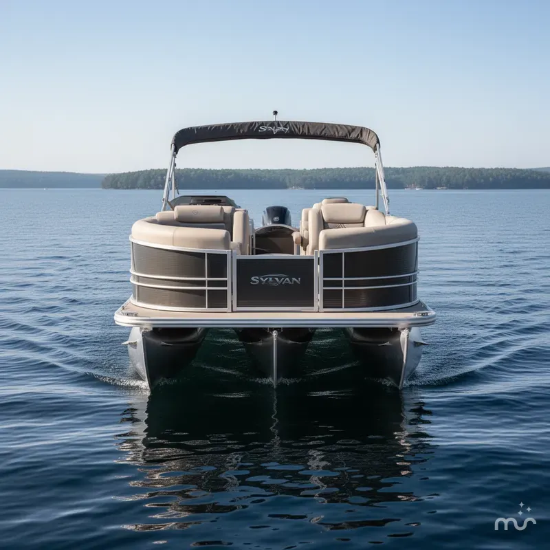 Slide: The Image of Sylvan 820 LZ Quad Lounge Pontoon 2020 - 2