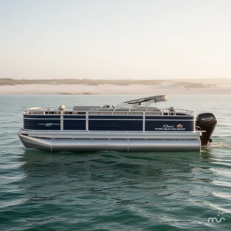 Slide: The Image of Sun Tracker Fishin' Barge 20 DLX 2024 - 1