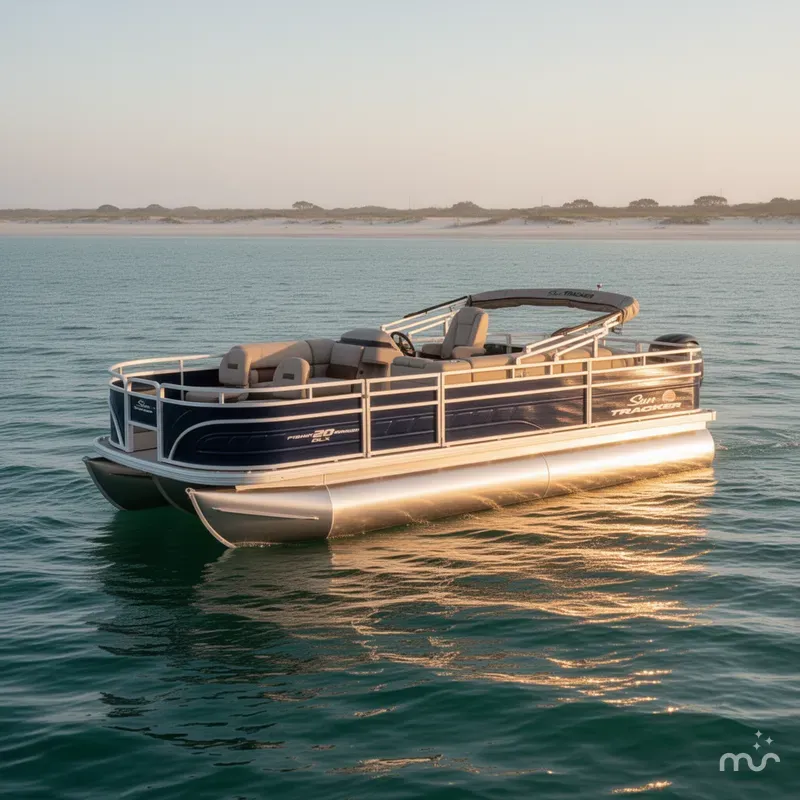 Slide: The Image of Sun Tracker Fishin' Barge 20 DLX 2024 - 2