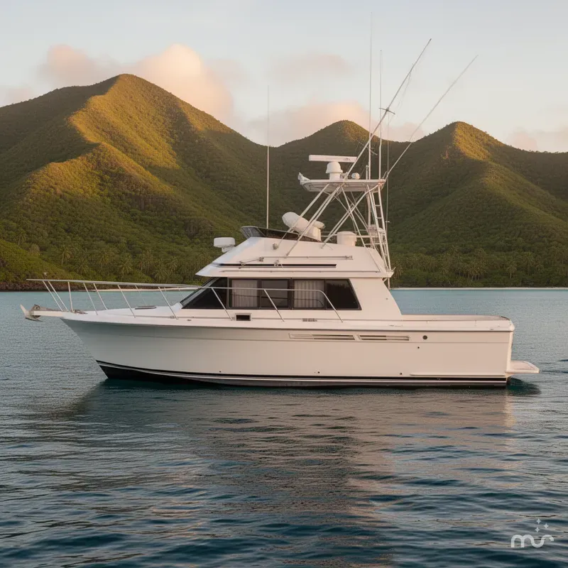 Slide: The Image of Carver Yachts Voyager 1987 - 2