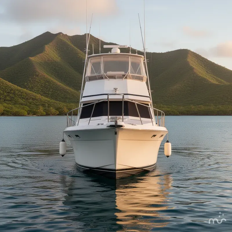 Slide: The Image of Carver Yachts Voyager 1987 - 3