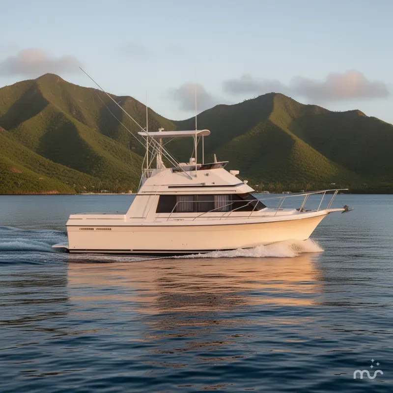 Slide: The Image of Carver Yachts Voyager 1987 - 4