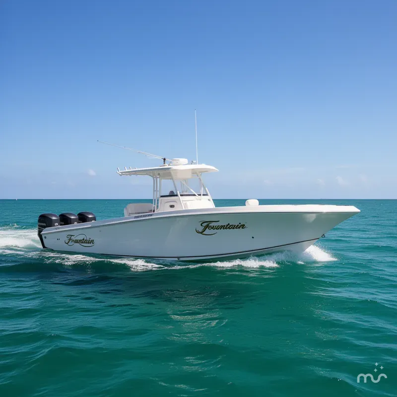 Slide: The Image of Fountain 38 Center Console 2007 - 0