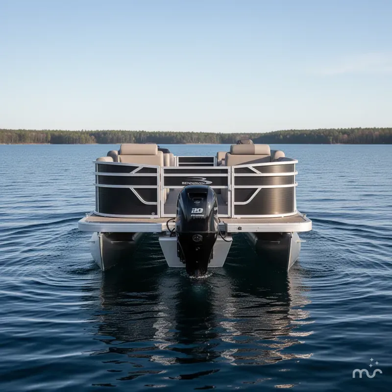 Slide: The Image of Bennington S Fishing 20 SF Pontoon 2024 - 1