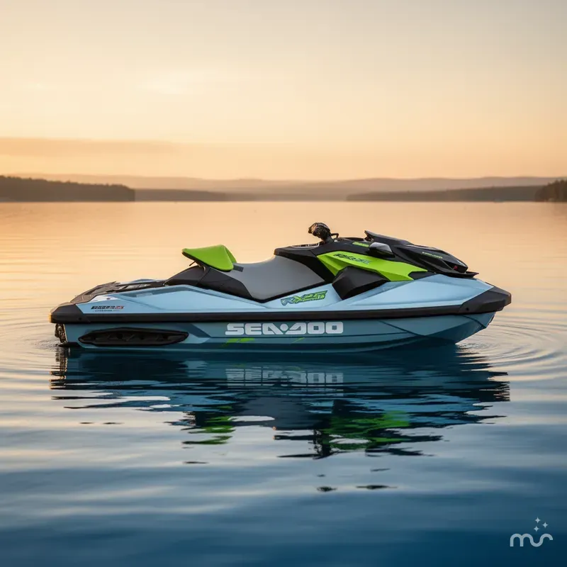 Slide: The Image of Sea-Doo RXP-X 325 Ibr Ice Metal/Green Tech, BRP Premiu 2024 - 0