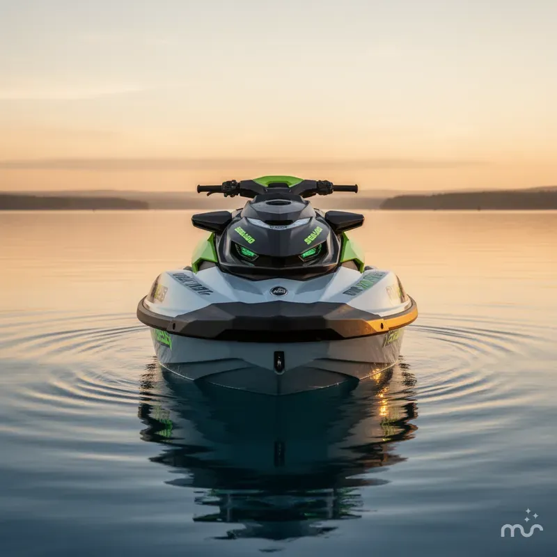 Slide: The Image of Sea-Doo RXP-X 325 Ibr Ice Metal/Green Tech, BRP Premiu 2024 - 1