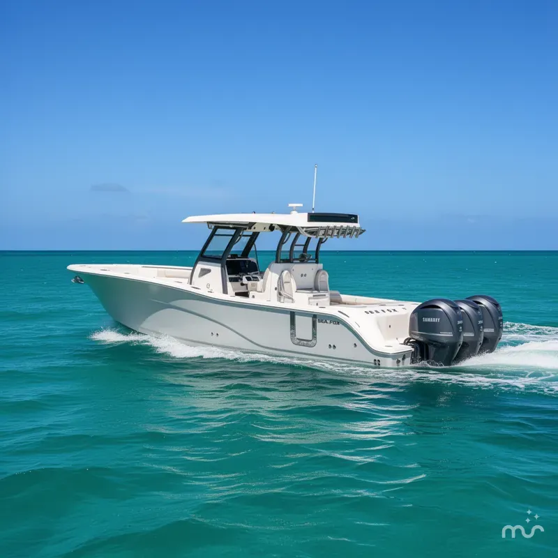 Slide: The Image of Sea Fox 368 Commander Center Console 2025 - 1
