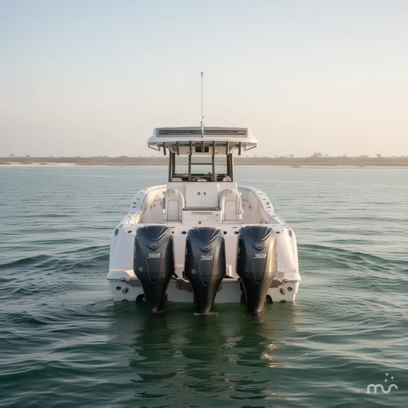 Slide: The Image of Sea Fox 368 Commander Center Console 2025 - 2
