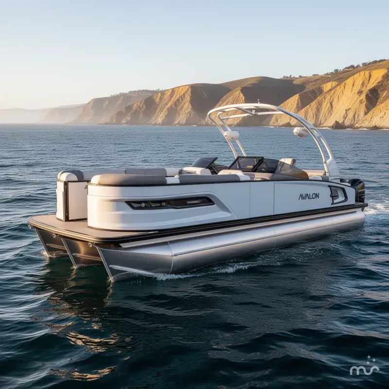 Slide: The Image of Avalon Excalibur LTD Quad Lounge Windshield 2024 - 1