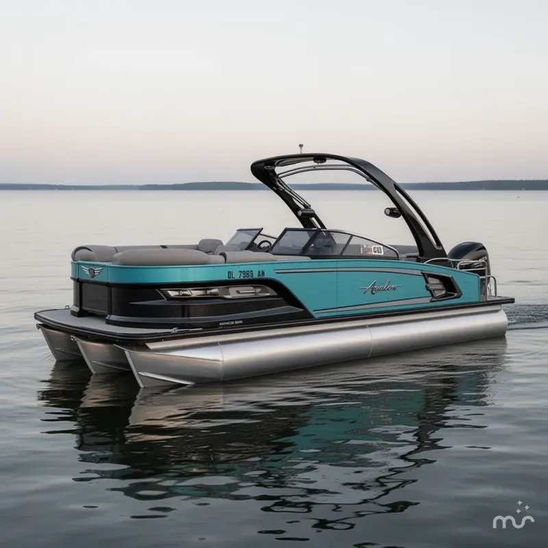 Slide: The Image of Avalon Excalibur 2585 Windshield Elite, Tri Toon High Performance, Single 450R 2021 - 0