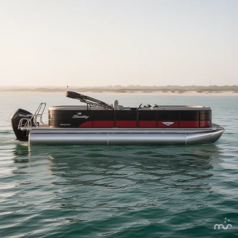 Slide: The Image of Bentley Pontoons Legacy 243 Navigator 3/4 Tube 2024 - 0