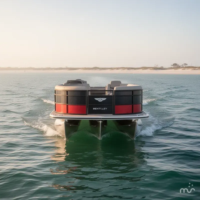 Slide: The Image of Bentley Pontoons Legacy 243 Navigator 3/4 Tube 2024 - 2