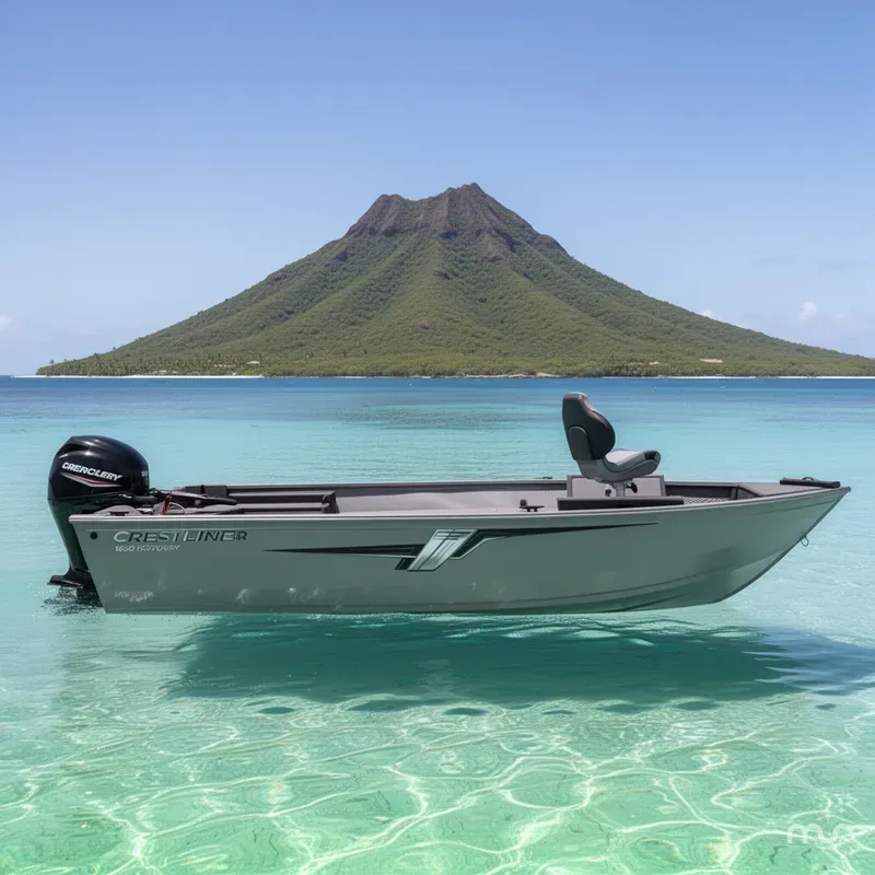 Slide: The Image of Crestliner 1650 Discovery Tiller 2024 - 2