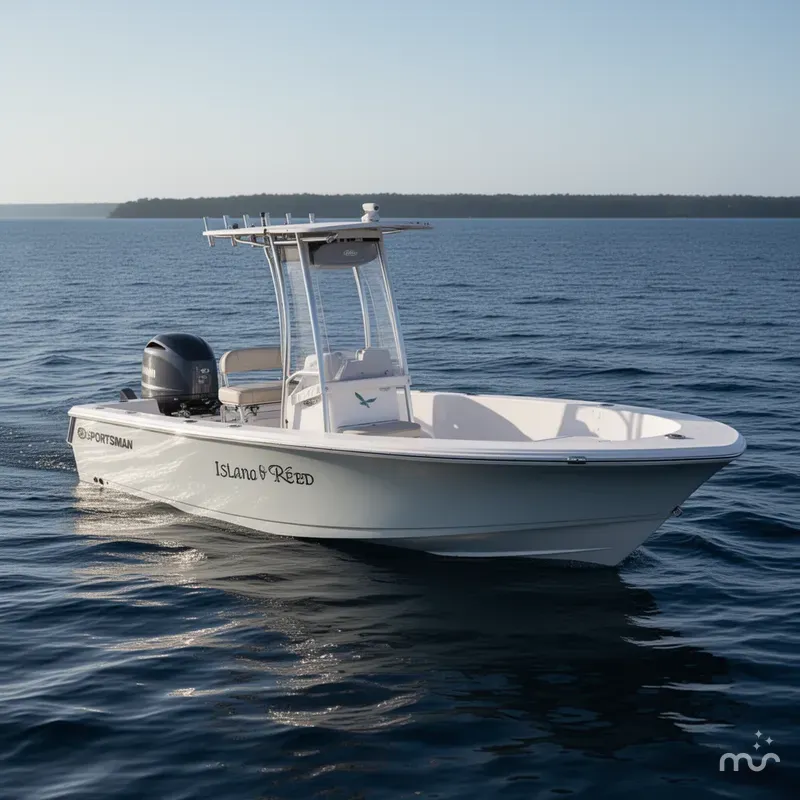 Slide: The Image of Sportsman Island Reef 19 Center Console 2017 - 0