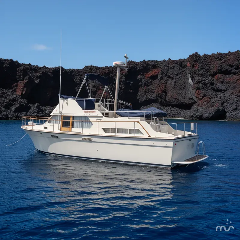Slide: The Image of Tollycraft 40 Tri-Cabin Motoryacht 1974 - 2