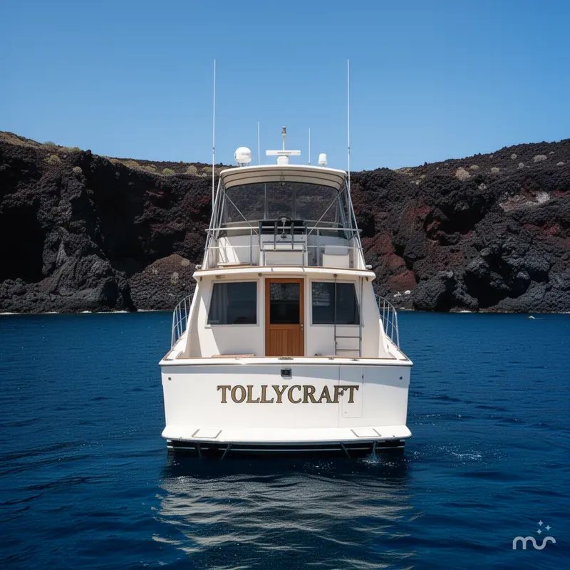 Slide: The Image of Tollycraft 40 Tri-Cabin Motoryacht 1974 - 3