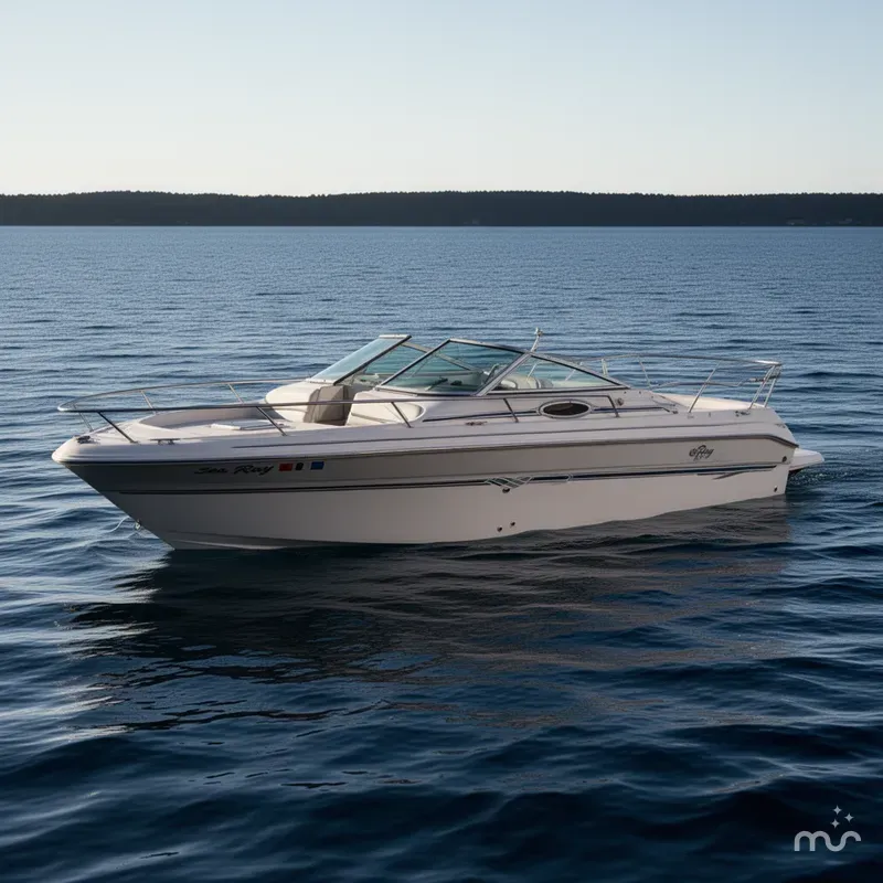 Slide: The Image of Sea Ray 220 Cuddy Cabin 1995 - 0
