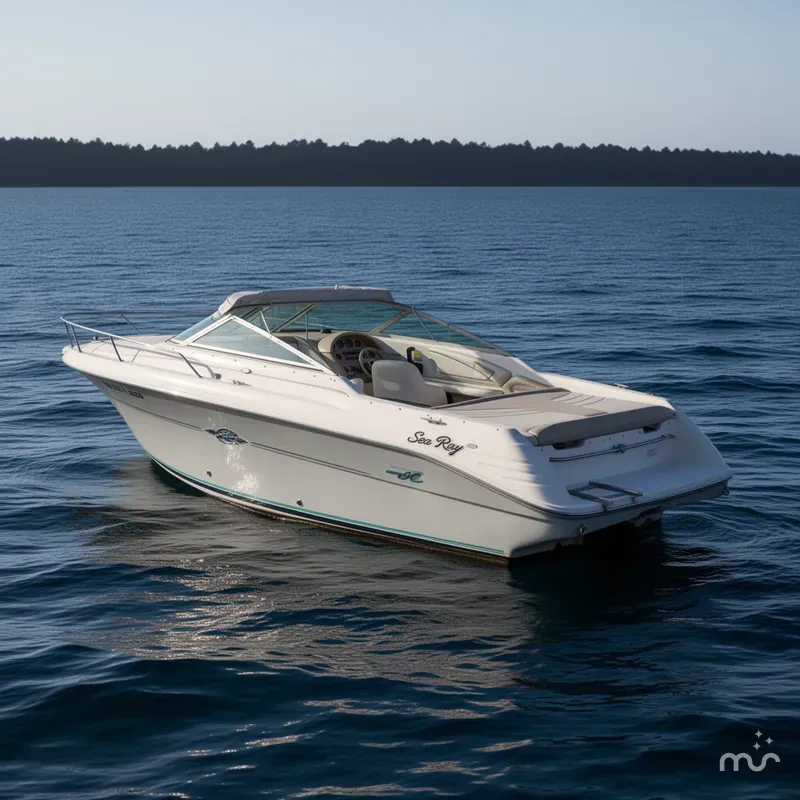 Slide: The Image of Sea Ray 220 Cuddy Cabin 1995 - 1