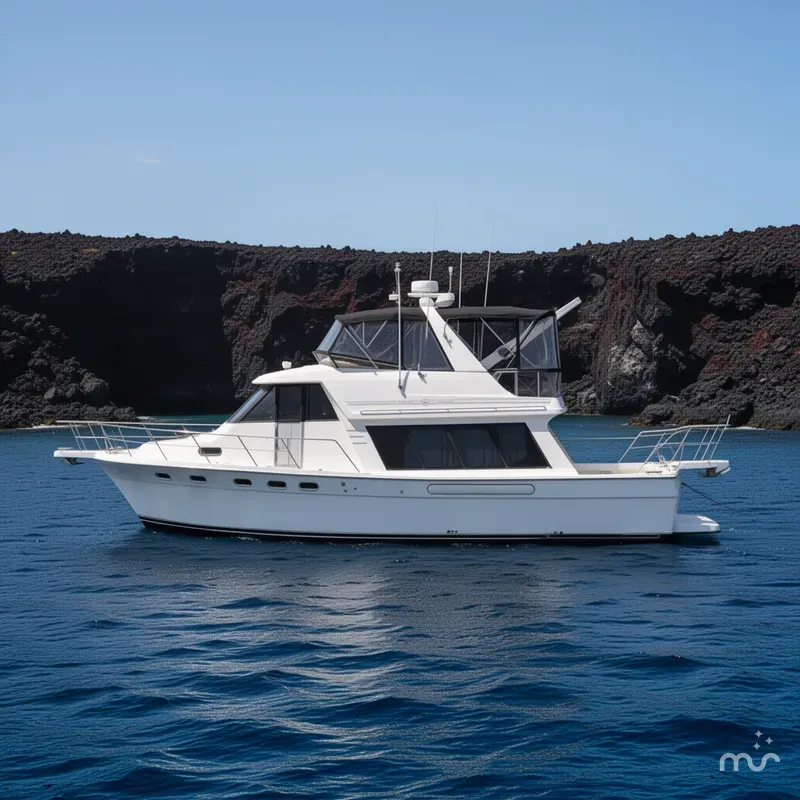Slide: The Image of Bayliner 4788 Pilot House Motoryacht 1994 - 2
