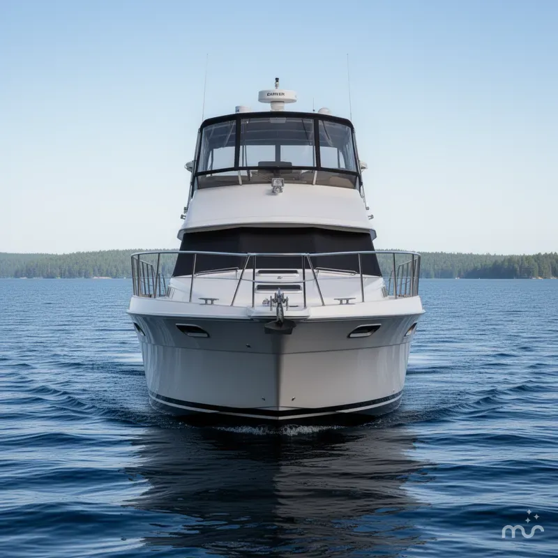 Slide: The Image of Carver 3807 Aft Cabin Motoryacht 1988 - 2