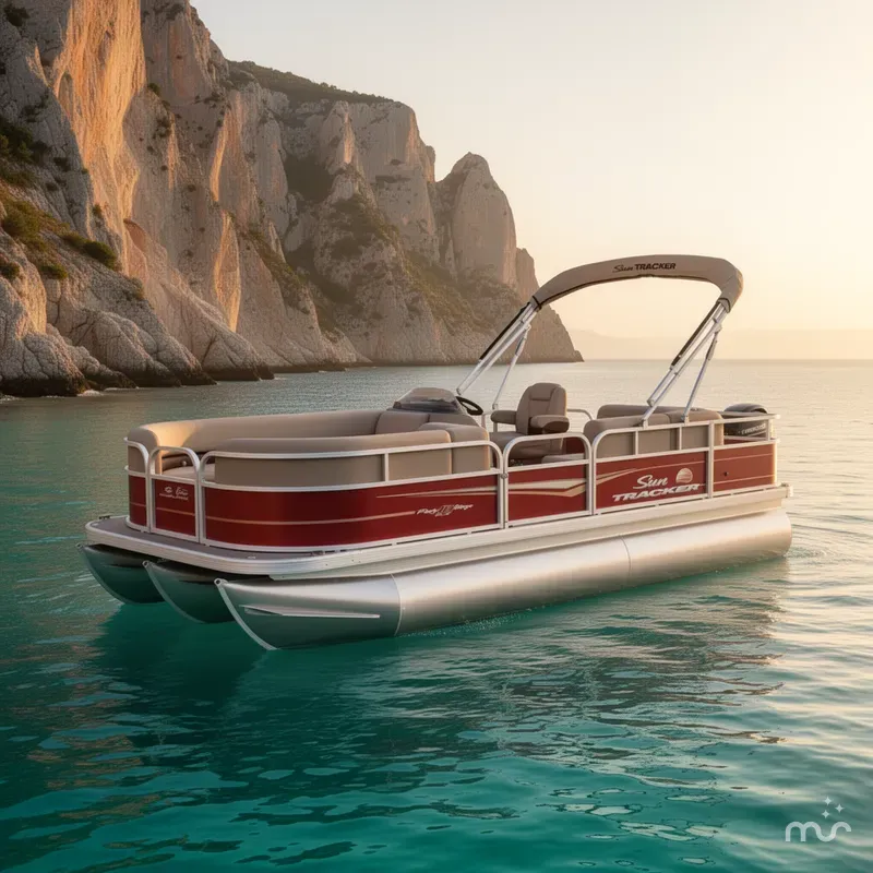 The Image of Sun Tracker Party Barge 18 DLX 2024 - 0