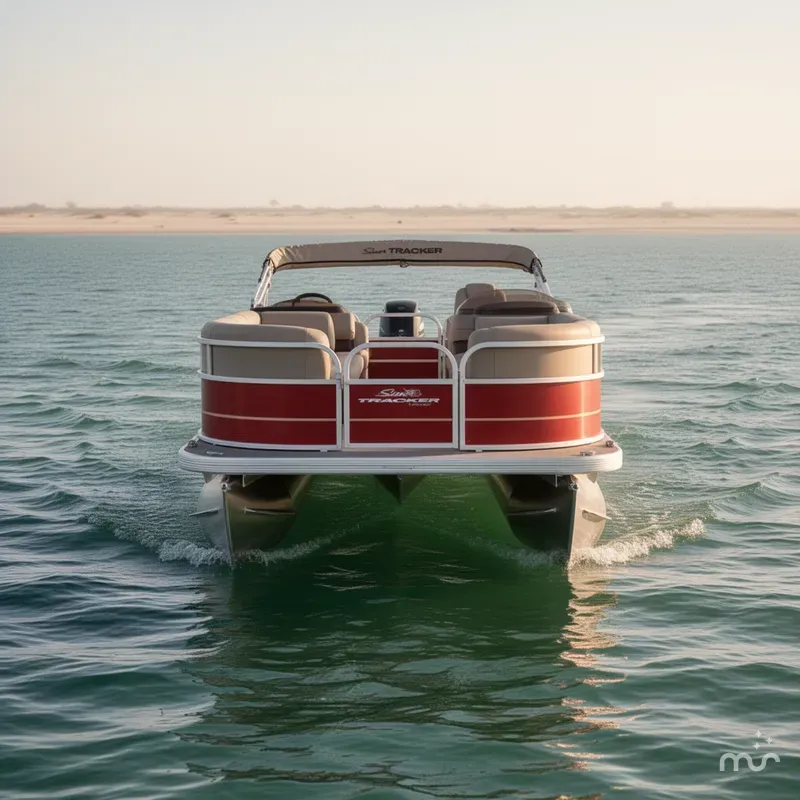 Slide: The Image of Sun Tracker Party Barge 18 DLX 2024 - 2