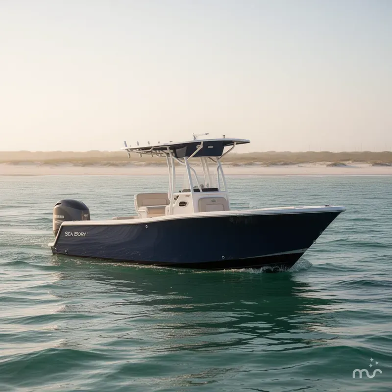 Slide: The Image of Sea Born LX22 Center Console 2019 - 0
