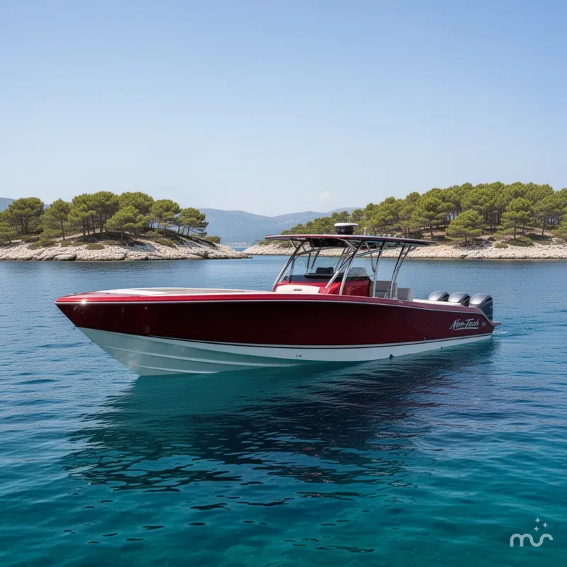 Slide: The Image of Nor-Tech 390 Sport Center Console 2020 - 2