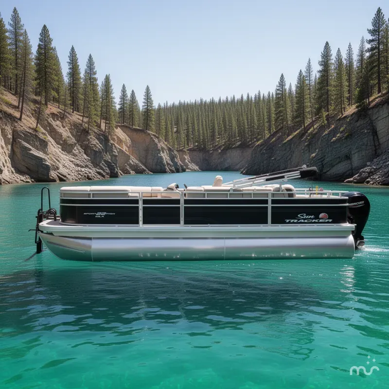Slide: The Image of Sun Tracker SportFish 22 DLX 2024 - 2
