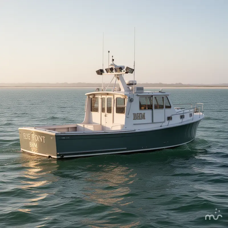 Slide: The Image of Flye Point BHM Downeast Hardtop 1990 - 0