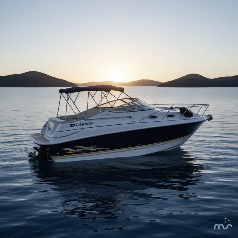 Slide: The Image of Larson Cabrio 240 Mid Cabin 2005 - 0