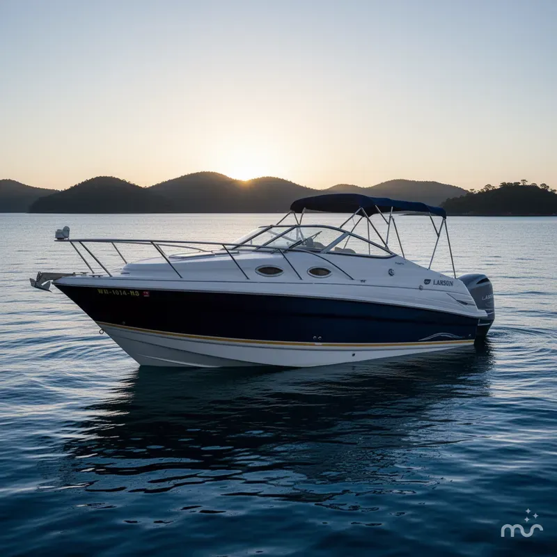 Slide: The Image of Larson Cabrio 240 Mid Cabin 2005 - 1