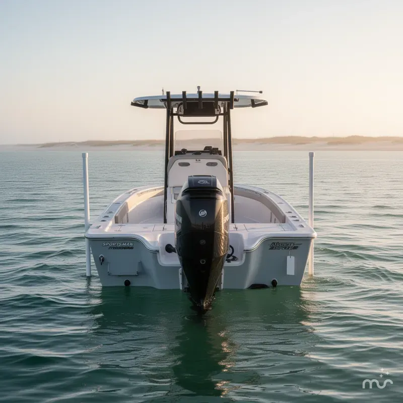 Slide: The Image of Sportsman Masters 267OE Bay Boat 2024 - 2