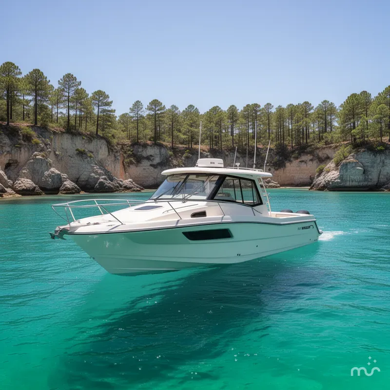 Slide: The Image of Boston Whaler 325 Conquest 2022 - 1