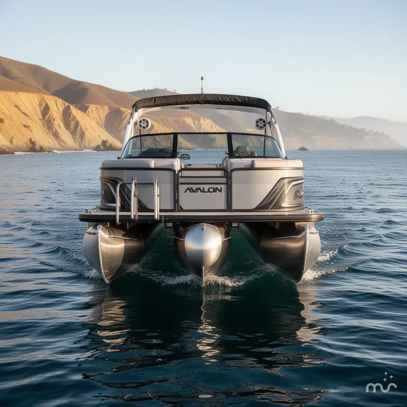 Slide: The Image of Avalon Carbon Series Excalibur - 27 FT Elite Windshield w/ 400HP Racing Motor! 2024 - 3