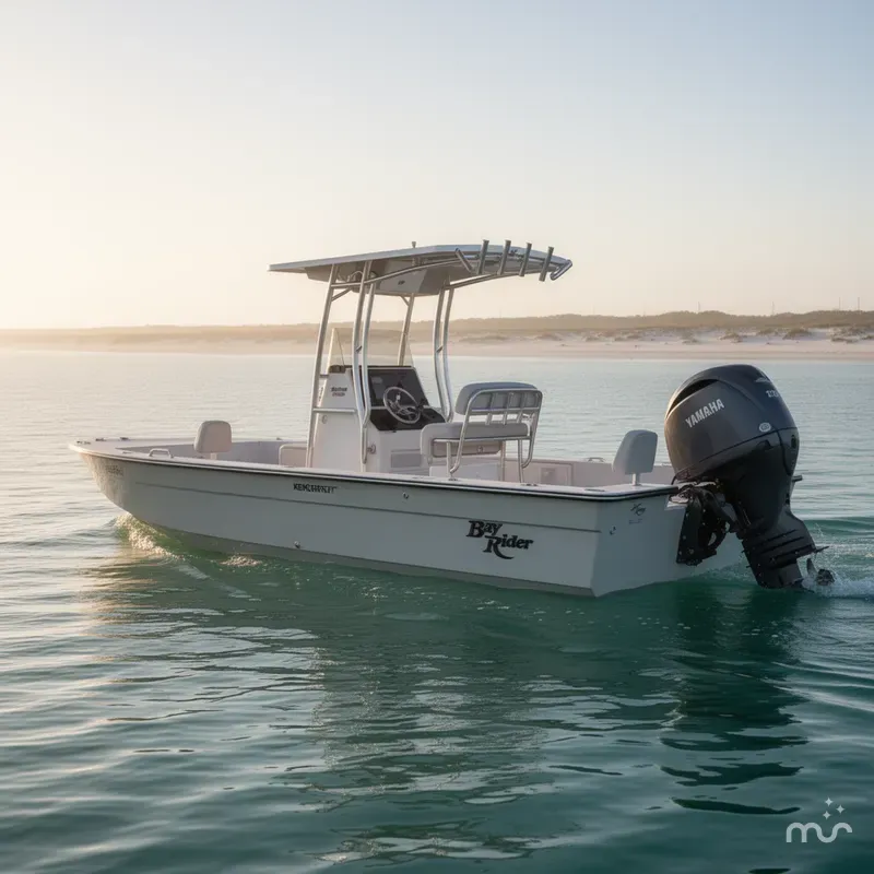 Slide: The Image of KenCraft Bay Rider Skiff 2260FS 2024 - 1