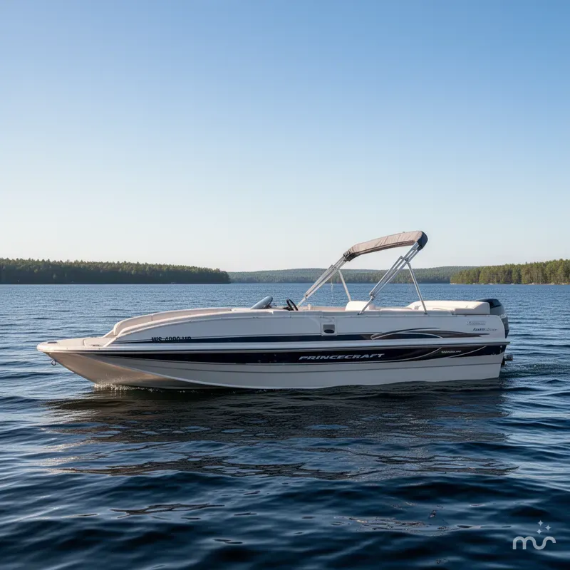 Slide: The Image of Princecraft Ventura 190 Deck Boat 2006 - 3